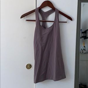 Purple workout tank